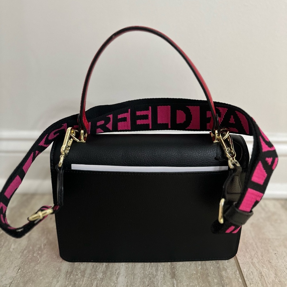 Karl Lagerfeld Black Bag with Colorful Studs - Picture 2 of 7